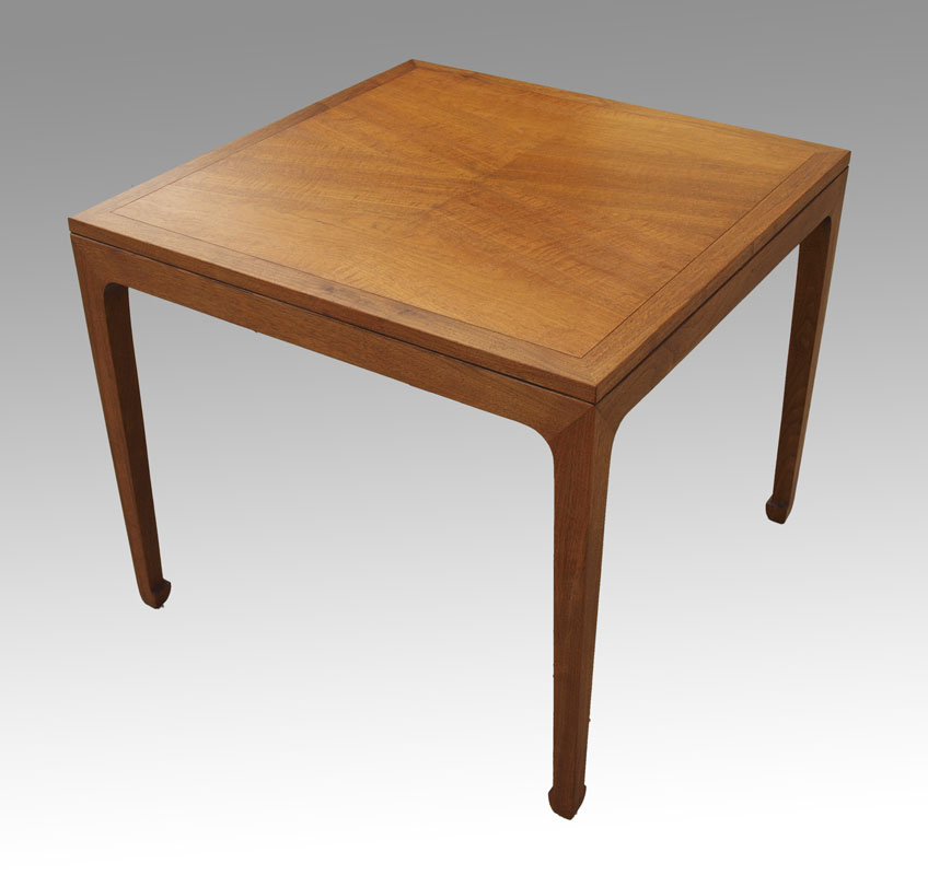 BAKER FURNITURE TEAK TABLE FROM 1455d1