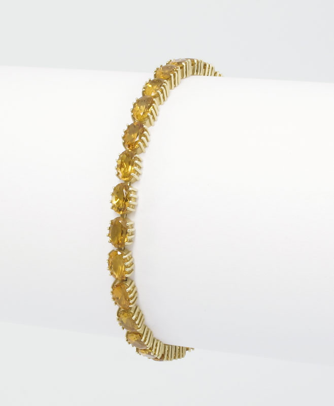 14K CITRINE BRACELET 14K yellow 145633