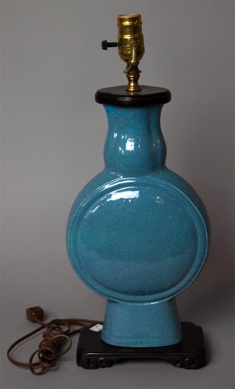 CHINESE ROBINS EGG BLUE GLAZED 14574a