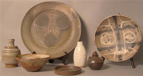 GROUP OF CONTEMPORARY STONEWARE 1457bc