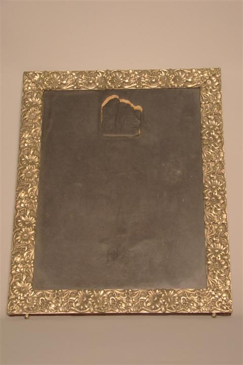 LARGE PATINATED METAL PICTURE FRAME 145804