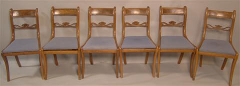 SET OF SIX REGENCY STYLE MAHOGANY 145841