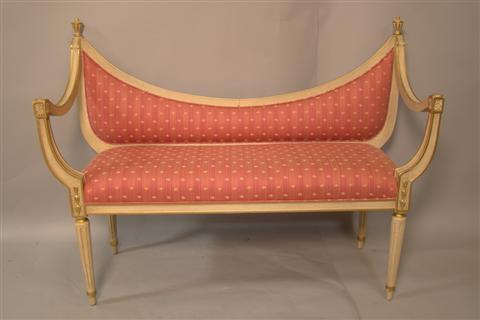 CLASSICAL STYLE PAINTED AND UPHOLSTERED 145863
