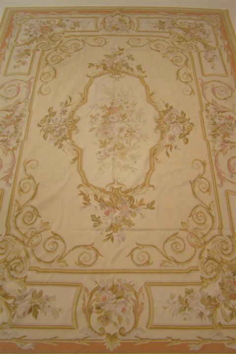 NEEDLEPOINT AUBUSSON RUG approx  14588d