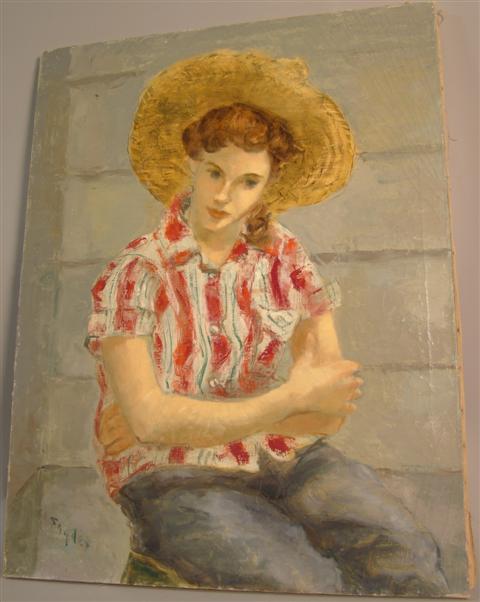 SNYDER PORTRAIT OF A COUNTRY GIRL 1458bb