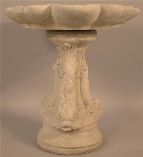 CAST STONE PEDESTAL FOUNTAIN the 1458f5