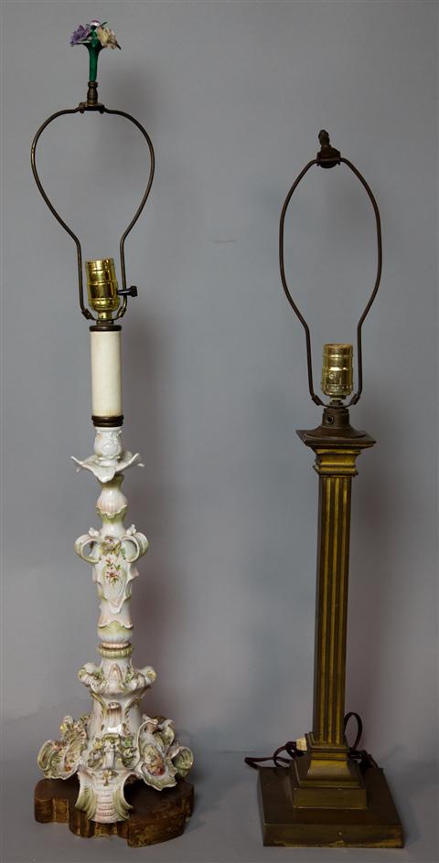 TWO DECORATIVE TABLE LAMPS The 145930