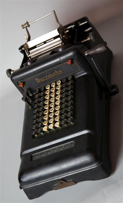 VINTAGE 1920s BURROUGHS ADDING MACHINE