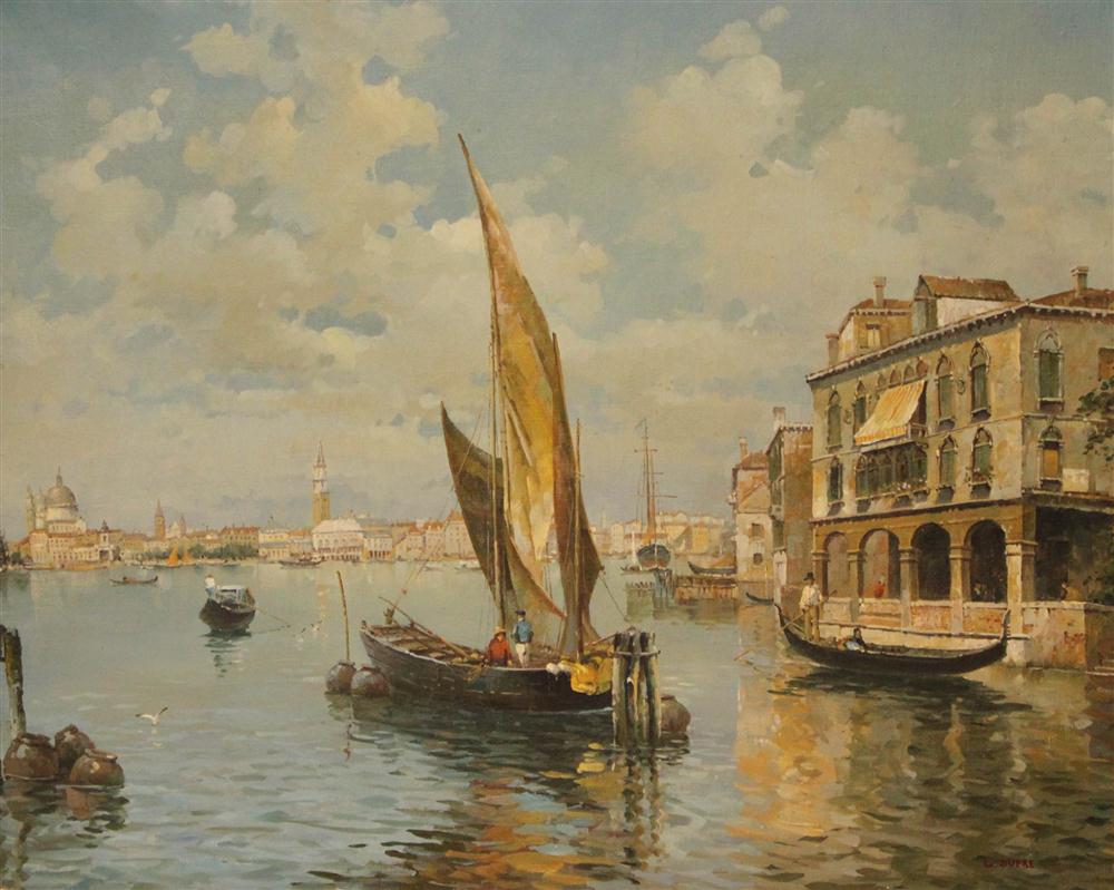 L DUPRE GRAND CANAL IN VENICE 1459cb