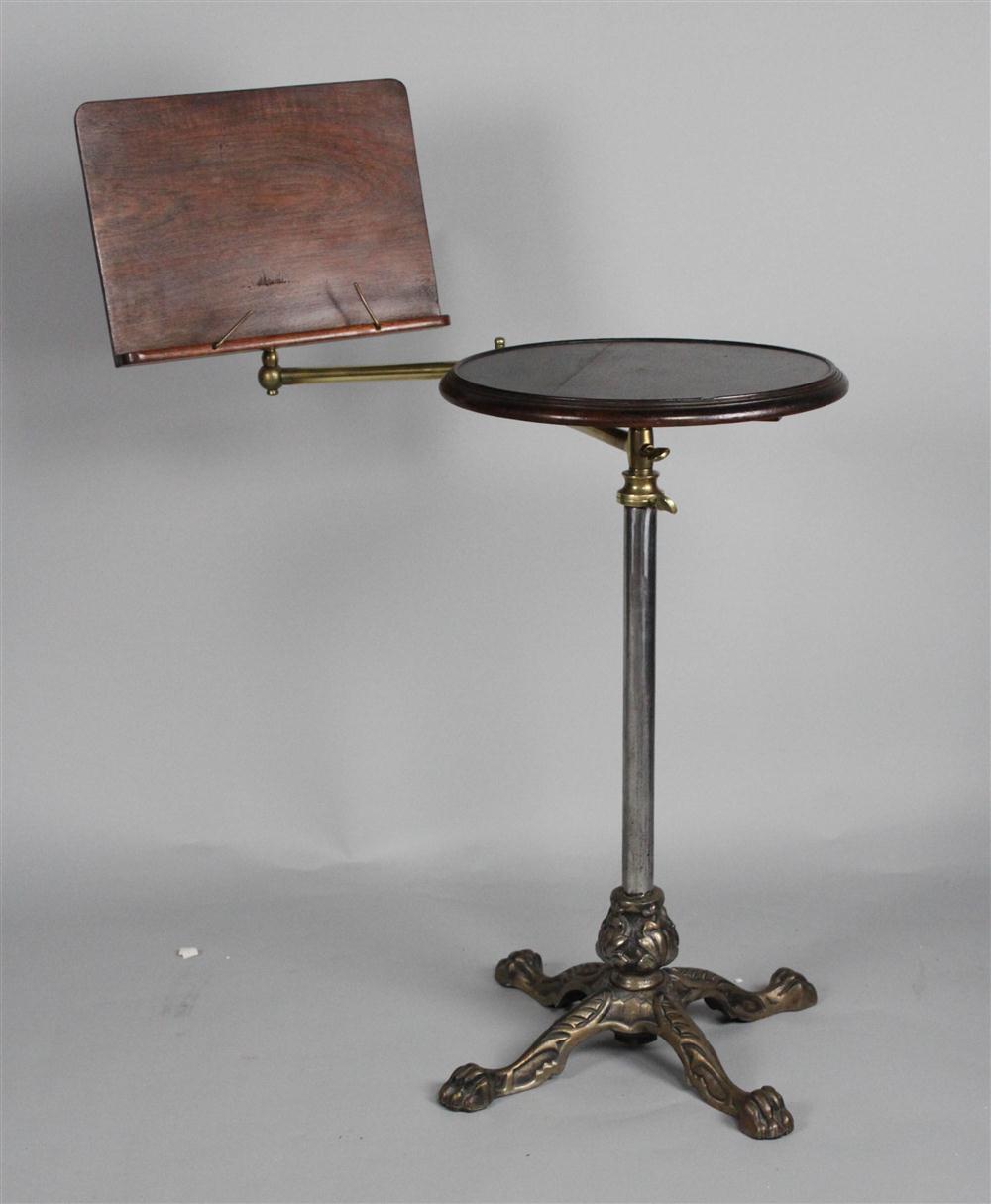BRITISH READING STAND AND TEA TABLE
