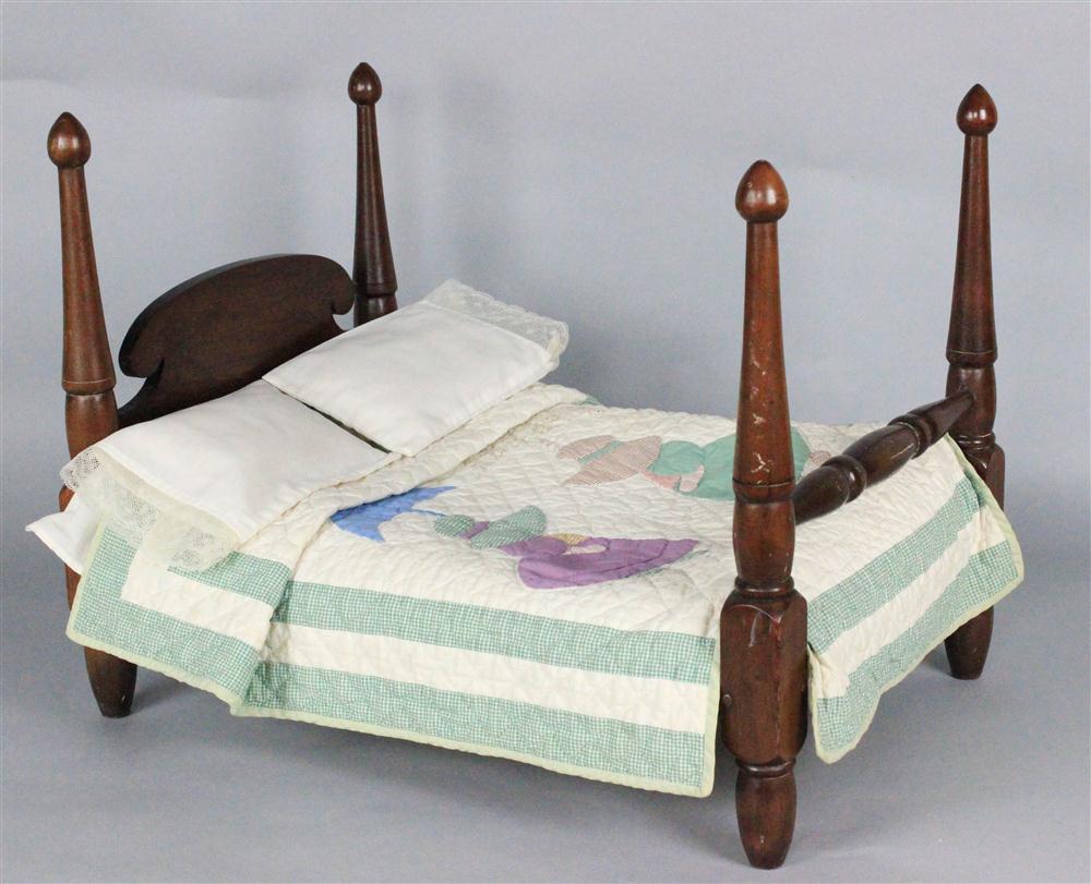 FEDERAL STYLE MAHOGANY DOLL S BED 145a53