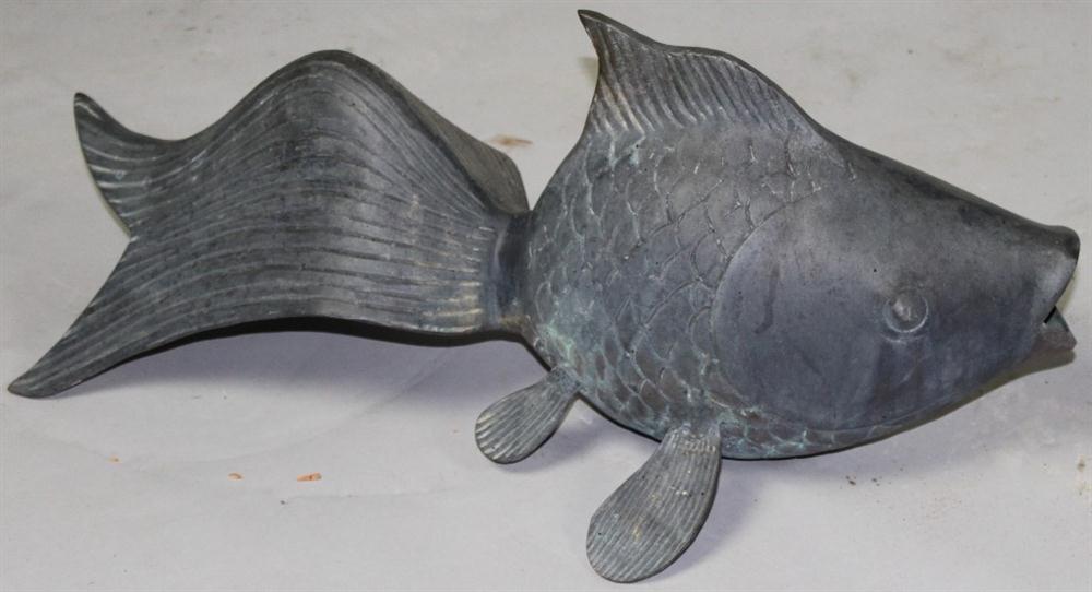 EARLY 20TH CENTURY CAST IRON FISH