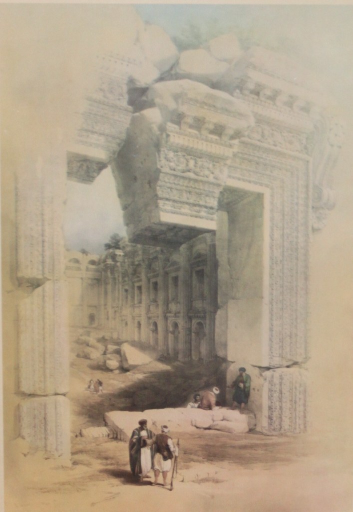 DAVID ROBERTS DOORWAY TO BAALBEC CITADEL