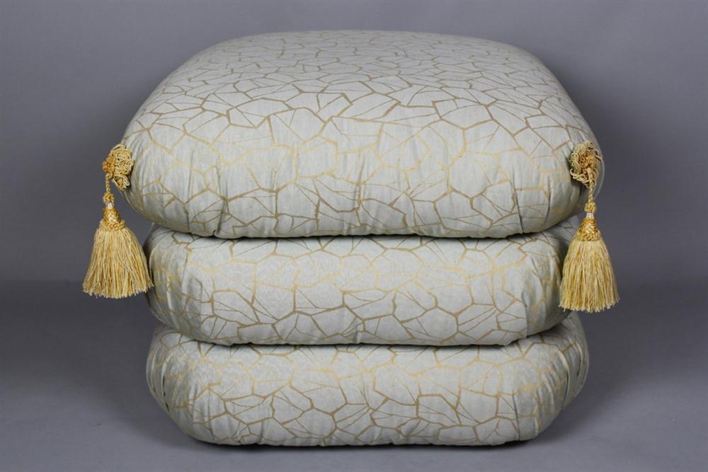 CONTEMPORARY UPHOLSTERED ''THREE-