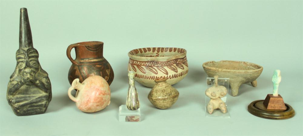 COLLECTION OF POTTERY PIECES Including 148333