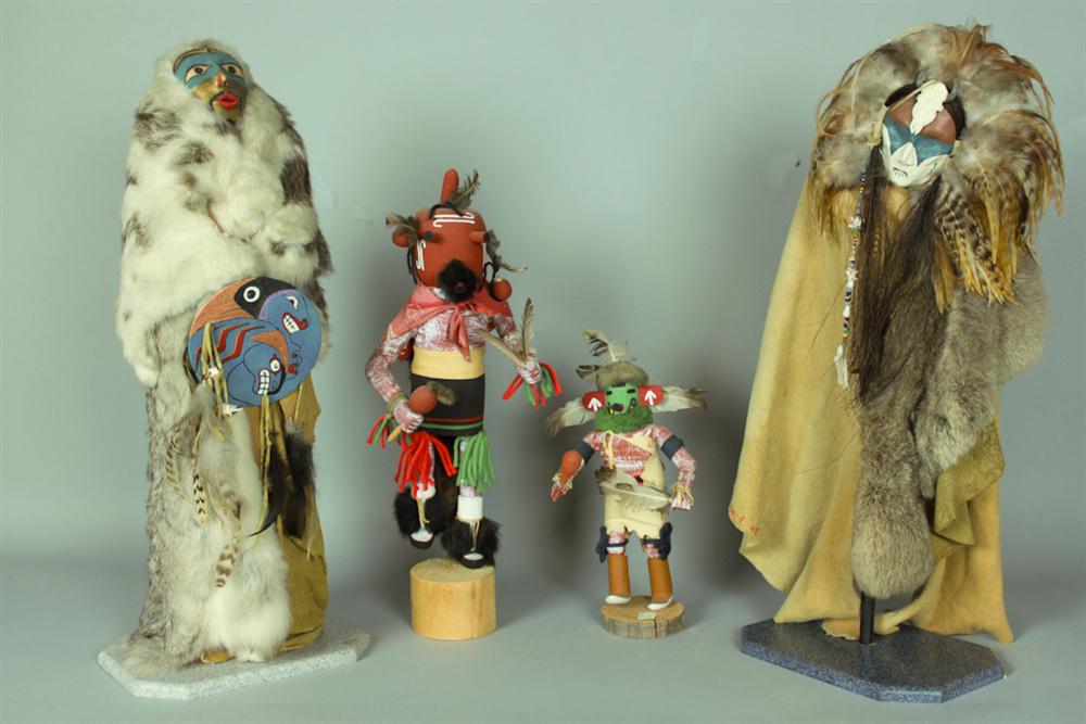 TWO LARGE KACHINA DOLLS TOGETHER 148341