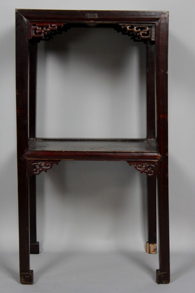 CHINESE HARDWOOD TWO TIER TABLE 148394