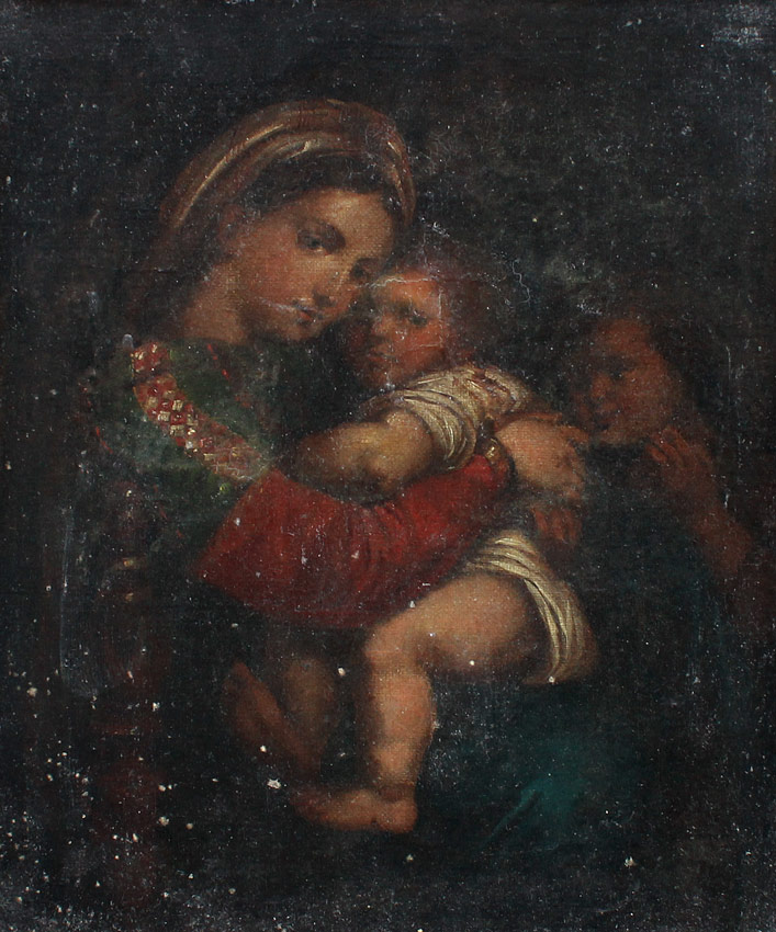 GOOD MADONNA CHILD 19th CENTURY 148412