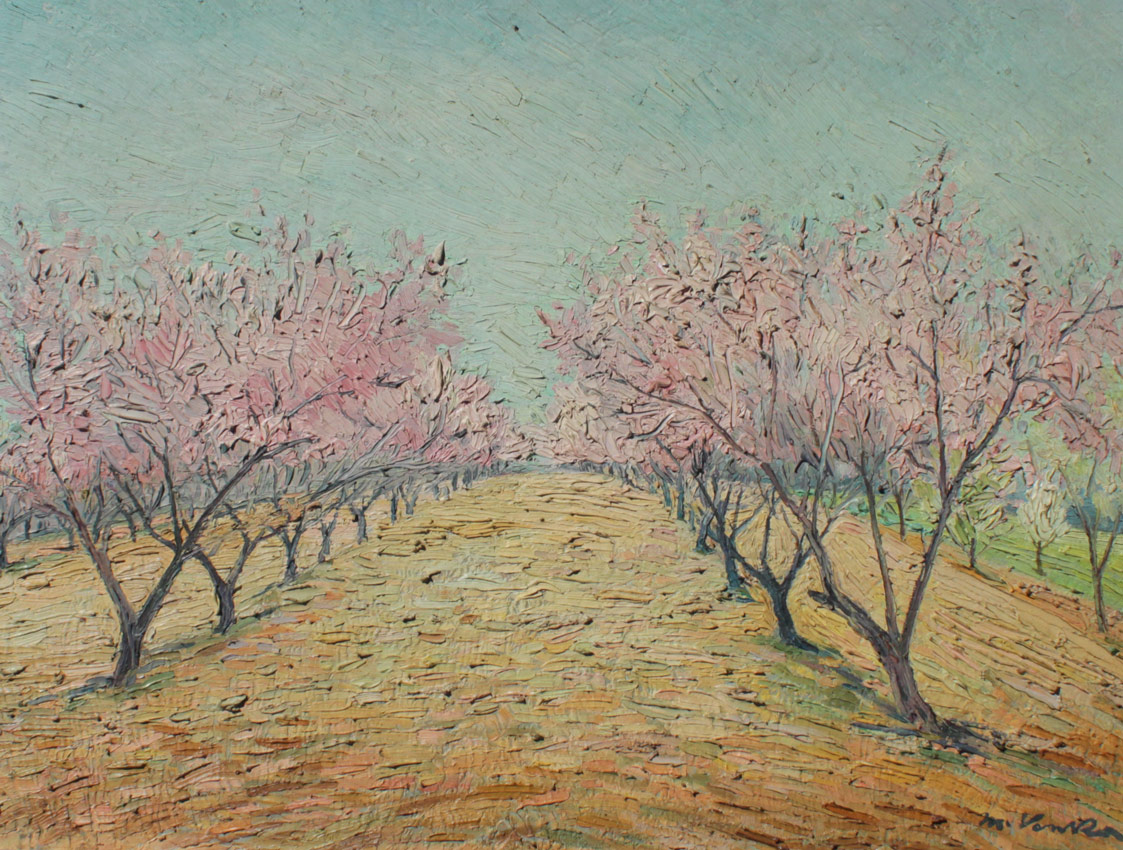 LANDSCAPE WITH BLOSSOMING PINK 148437