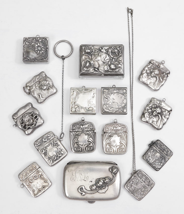 COLLECTION OF ART NOUVEAU STERLING 1484d2