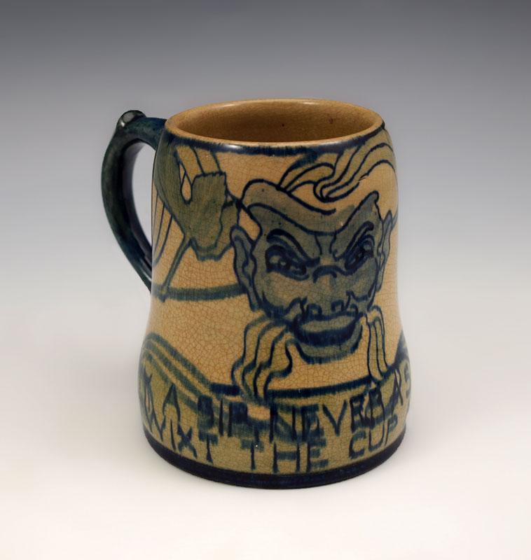 NEWCOMB COLLEGE POTTERY MUG Decorated 148572