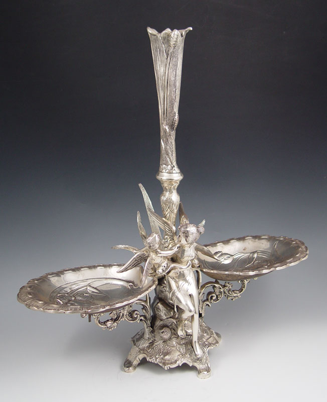 FIGURAL VICTORIAN STYLE SILVERPLATE 148659