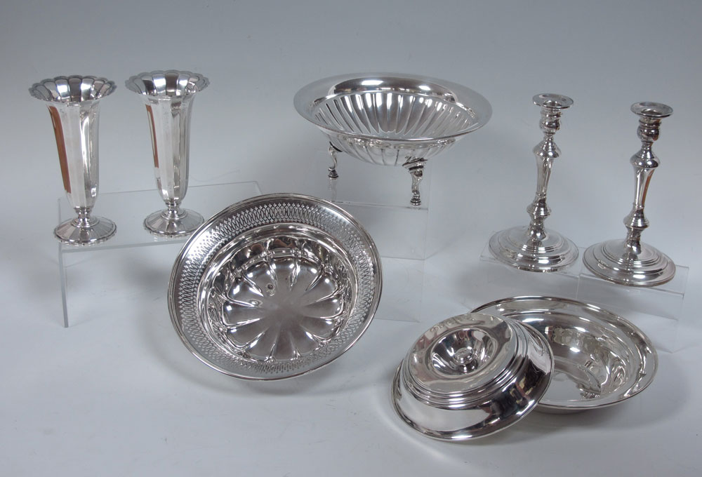 8 PIECE ESTATE COLLECTION OF STERLING 1487a7