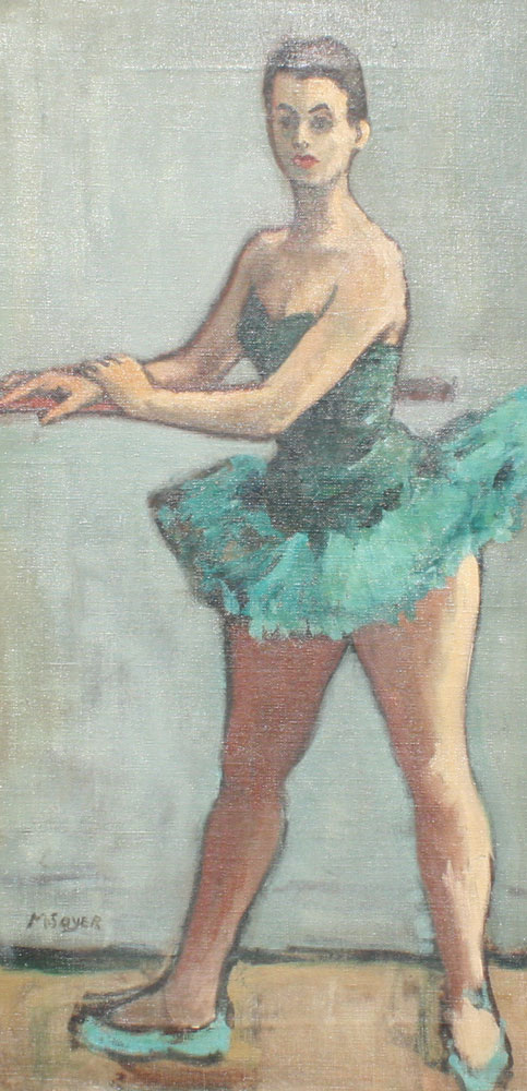 SOYER Moses (American 1899-1974): Ballerina
