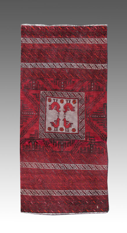 IRANIAN HAND KNOTTED WOOL TRIBAL 14885c