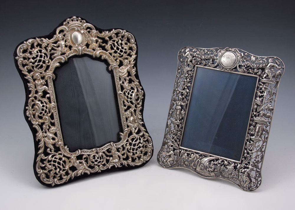 2 REPOUSSE PICTURE FRAMES: To include