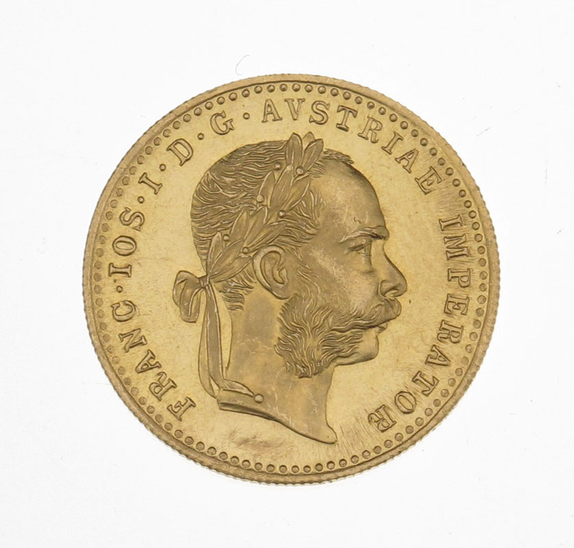 1915 AUSTRIAN GOLD DUCAT GOLD COIN  1488ad