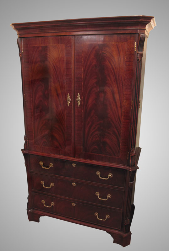 HENREDON FLAME MAHOGANY ENTERTAINMENT 148988