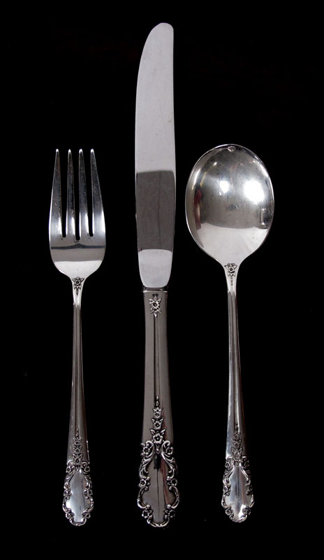 ROGERS STERLING BRIDAL VEIL FLATWARE 14899f