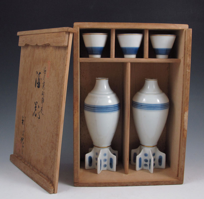 TWO OSAKA KINZOKU KOGYO BOTTLES 148a0d