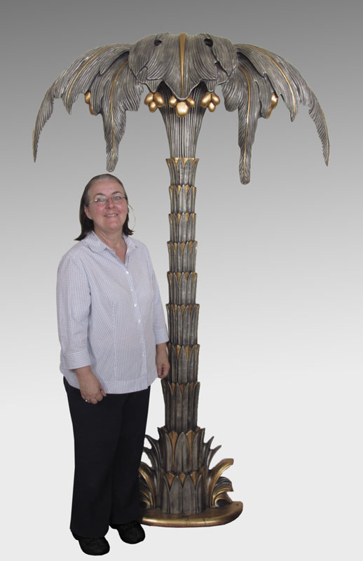 OVER 7 FT TALL DECORATIVE PALM 148a46