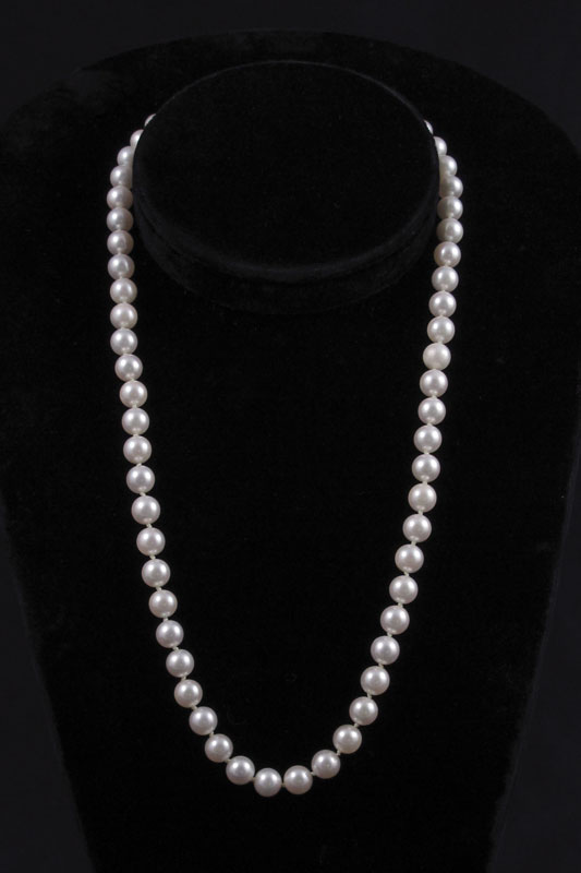 18'' STRAND OF 6.8MM CULTURED PEARL