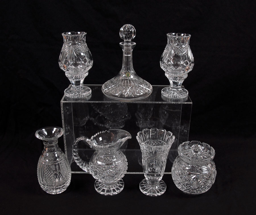 7 PC WATERFORD CRYSTAL Cracker 148ad3