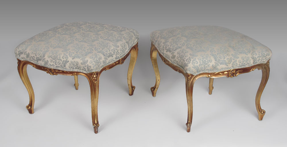 PAIR LOUIS XV STYLE FRENCH GILTWOOD