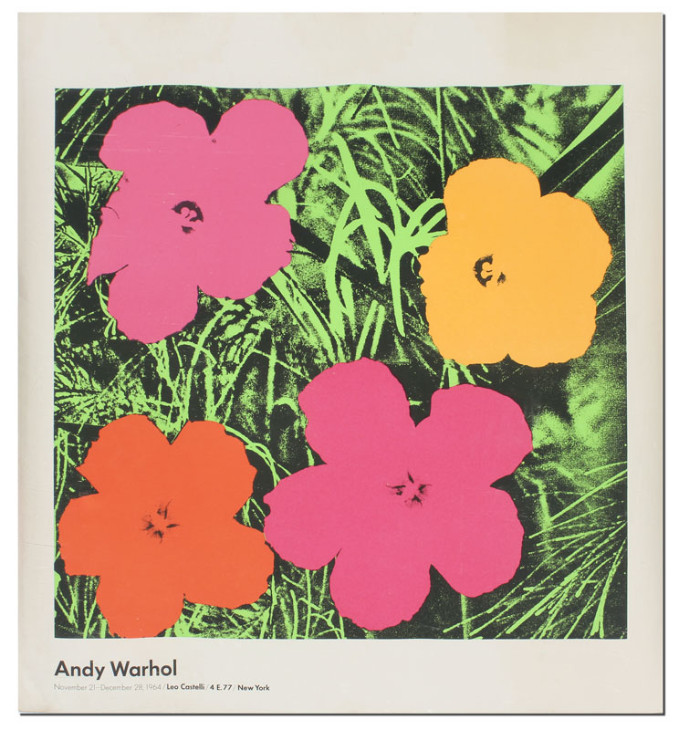ANDY WARHOL FLOWERS EXHIBITION 148b36