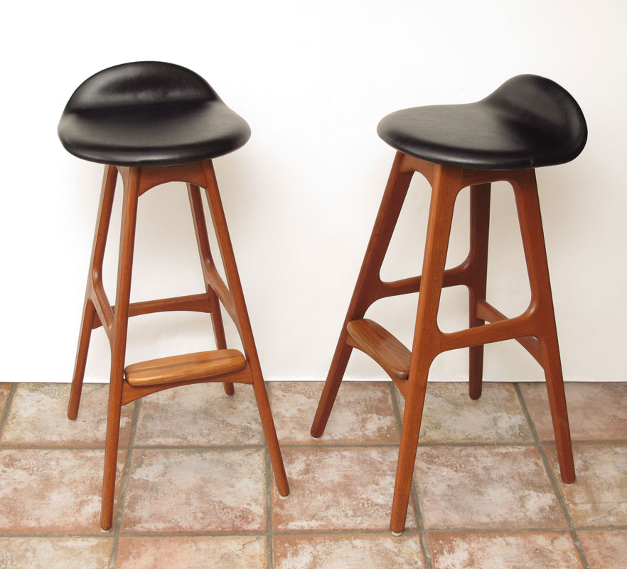 PAIR ERIK BUCK DANISH MODERN BAR 148b60