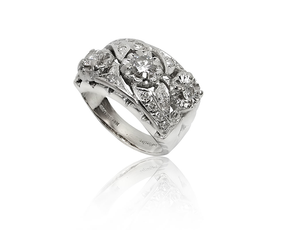 KINSLEY & SONS DIAMOND DECK RING: