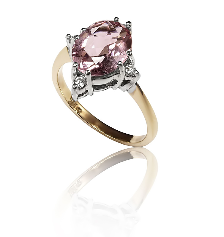 2 27 CT PINK TOURMALINE DIAMOND 148b7e