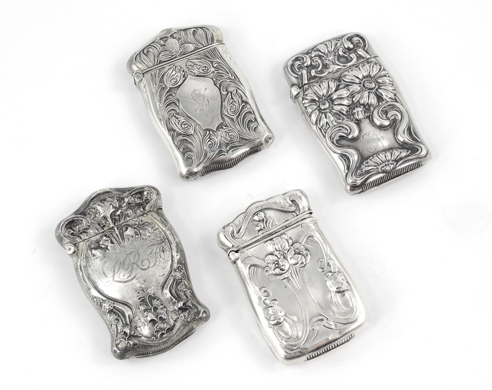 4 WEBSTER ART NOUVEAU STERLING