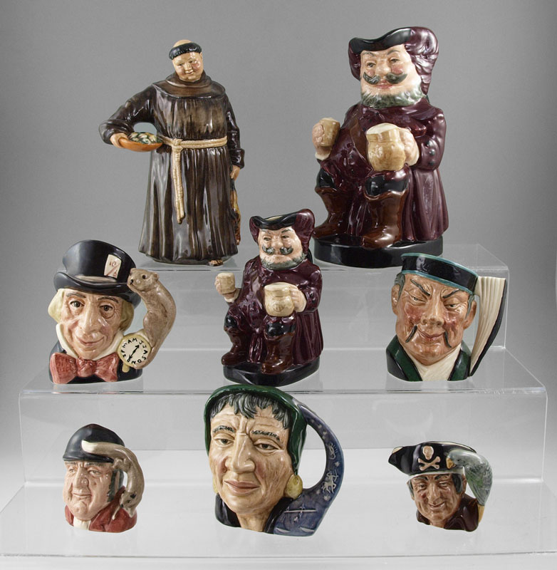 COLLECTION OF 8 ROYAL DOULTON TOBY 148cbe