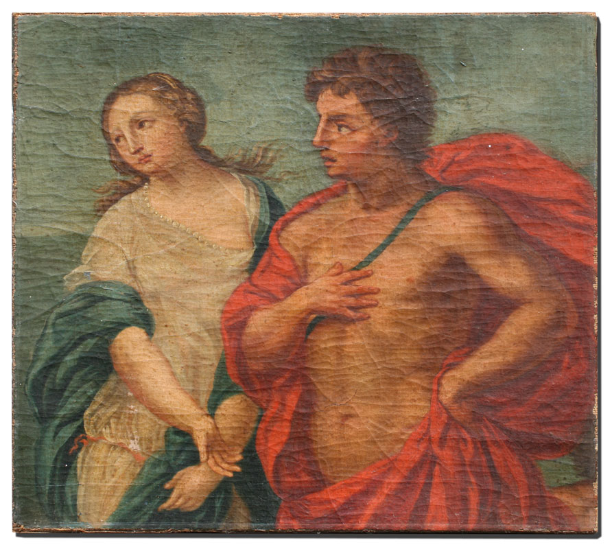 OLD MASTER OIL ON CANVAS WITH MALE