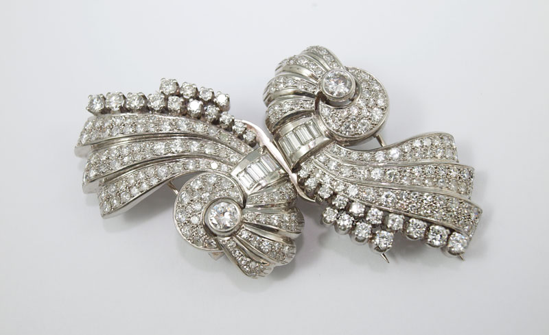 Ca 1930 s PLATINUM DIAMOND DOUBLE 148cf5