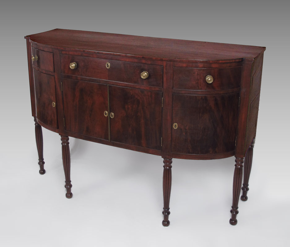 EARLY 1840 S FLAME GRAIN MAHOGANY 148d07