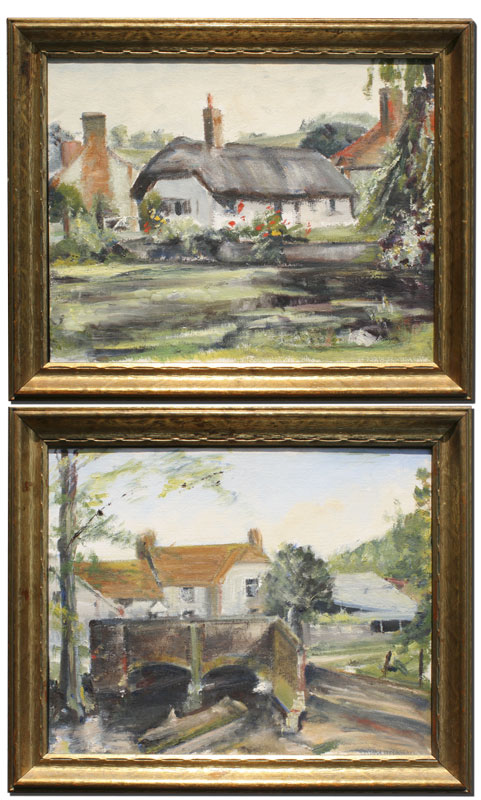 ENGLISH COTTAGES 2 PIECE LOT TO 148d40