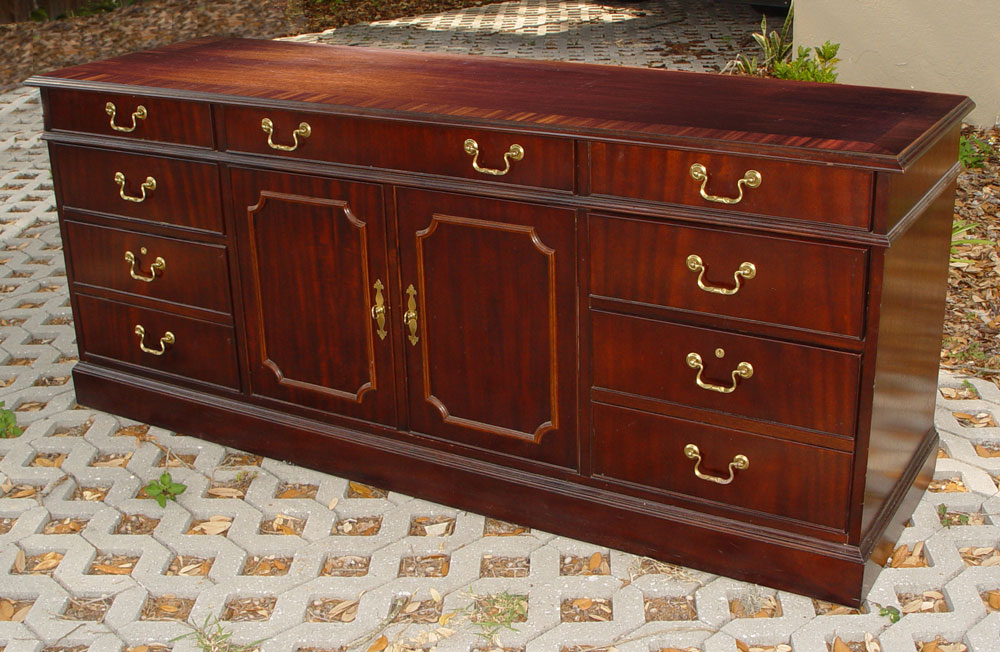 NATIONAL MT AIRY MAHOGANY DRESSER 148d5f