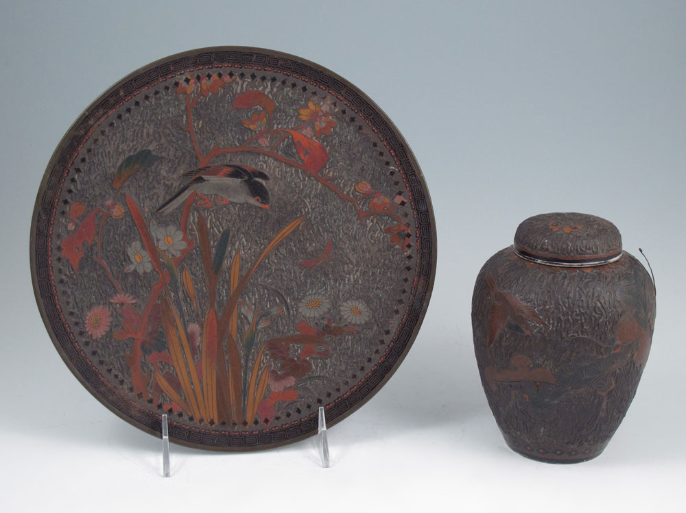 JAPANESE TOTAI CLOISONNE COVERED 148d7b